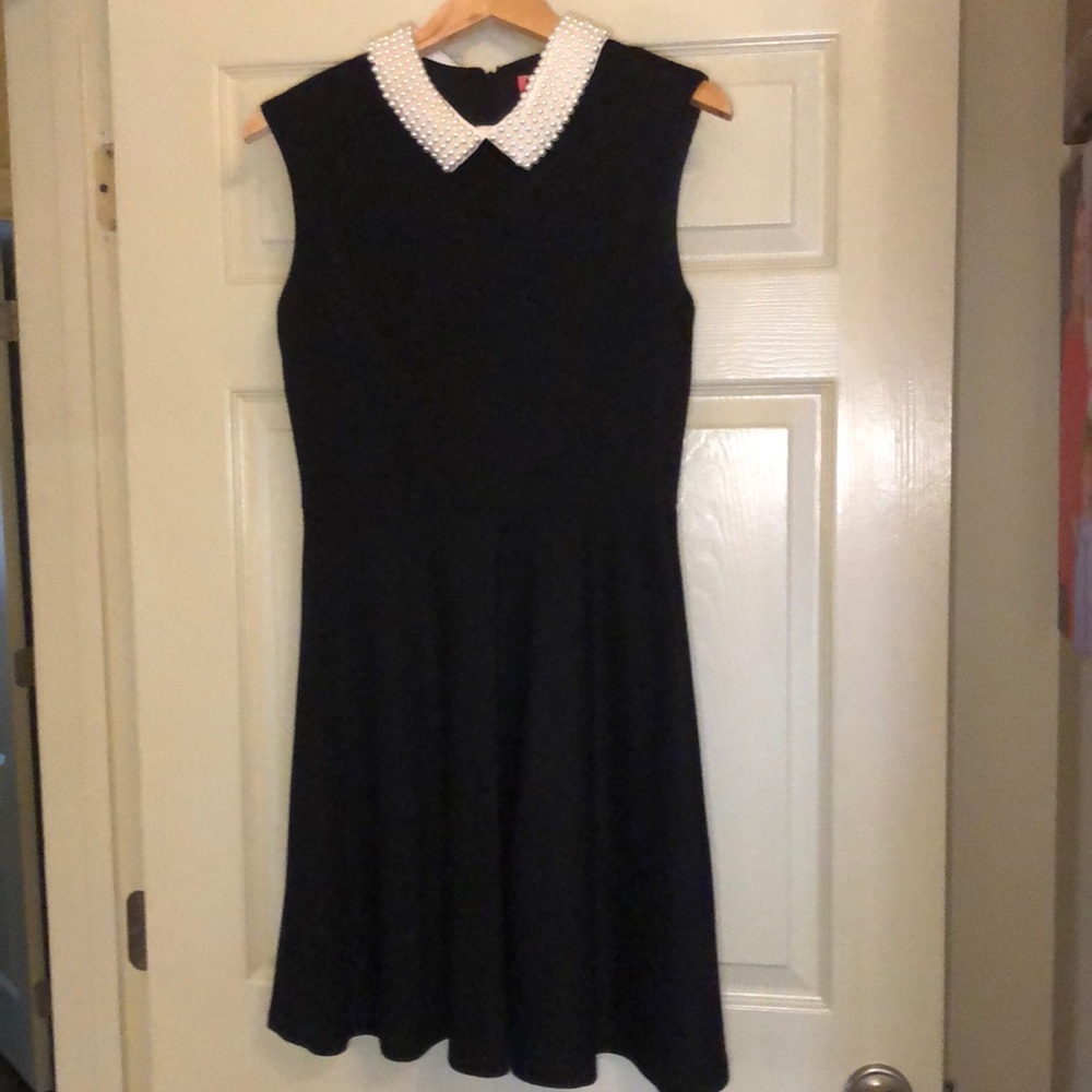 Fun A-line little black dress!